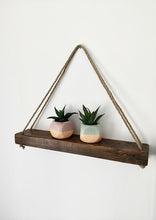Load image into Gallery viewer, Chunky Hanging Shelf Dark Brown