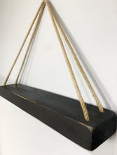 Load image into Gallery viewer, Black Hanging Shelves