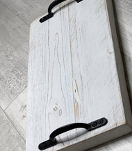 Load image into Gallery viewer, Ottoman Decorative Tray Distressed White