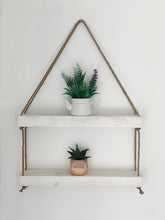Load image into Gallery viewer, White Hanging Shelves