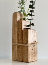 Load image into Gallery viewer, Set Of 3 Wooden Vases | Home Decor