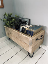 Load image into Gallery viewer, Large Wooden Storage Box