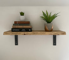 Load image into Gallery viewer, Live Edge Scaffold Board Shelves