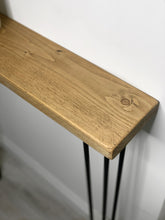 Load image into Gallery viewer, Scaffold Board Console Table MEDIUM BROWN