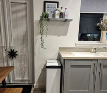 Load image into Gallery viewer, Scaffold Board Shelf DISTRESSED GREY