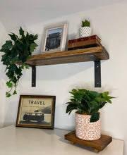 Load image into Gallery viewer, Live Edge Scaffold Board Shelves