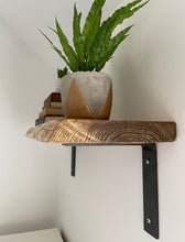 Load image into Gallery viewer, Live Edge Scaffold Board Shelves