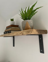 Load image into Gallery viewer, Live Edge Scaffold Board Shelves
