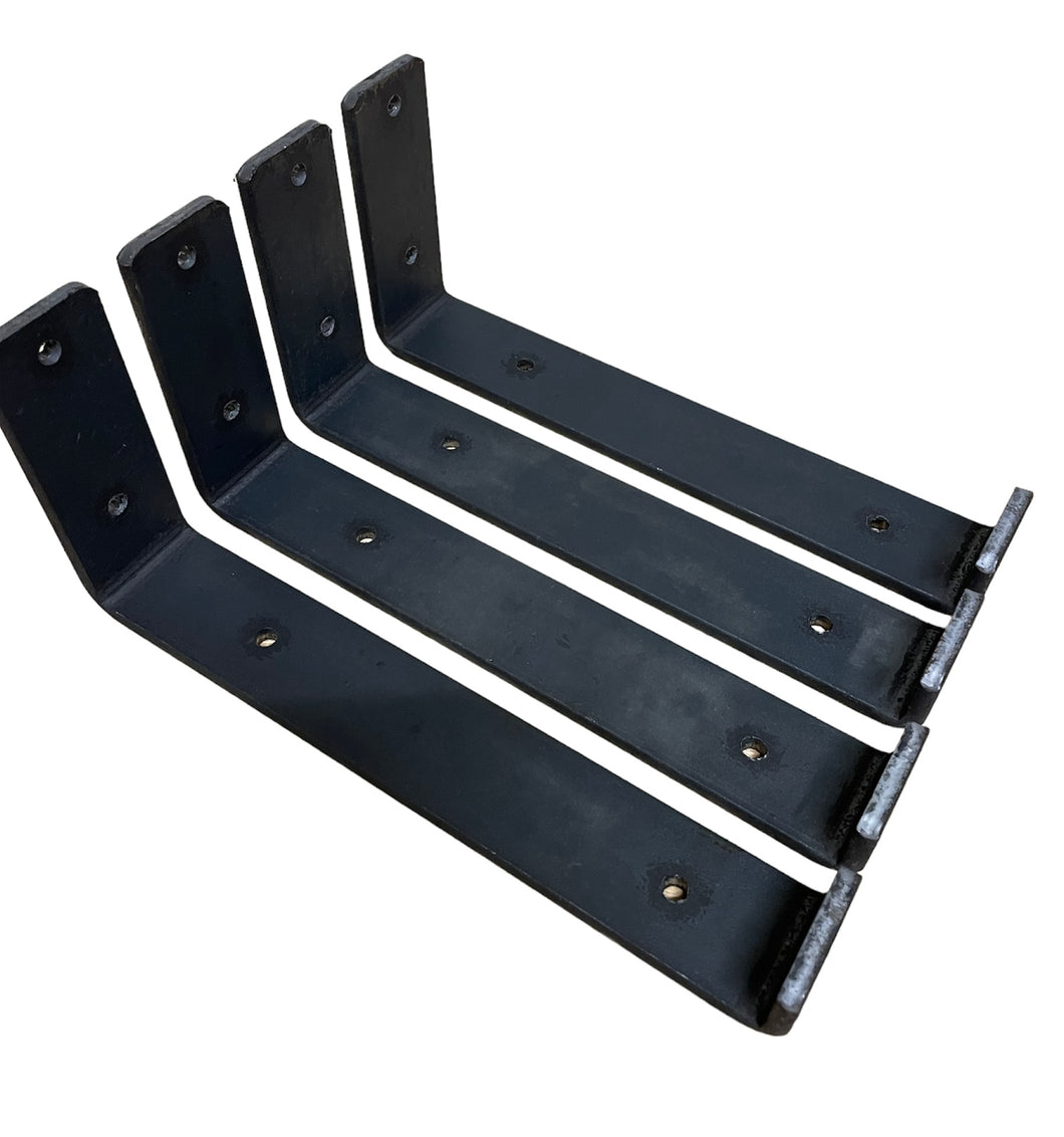 Raw Steel Shelf Brackets