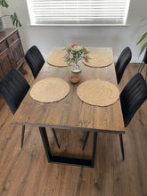 Load image into Gallery viewer, Wooden Rustic Dining Table
