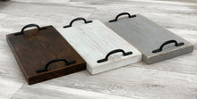 Load image into Gallery viewer, Ottoman Decorative Tray Distressed White

