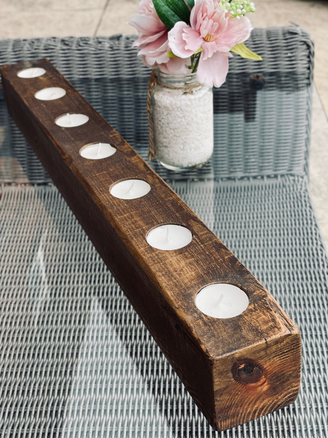 Rustic Tea Light Holder